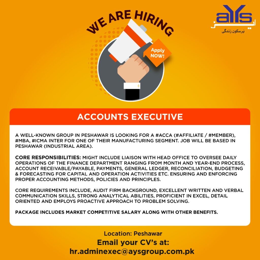 Hiring Accounts Executive